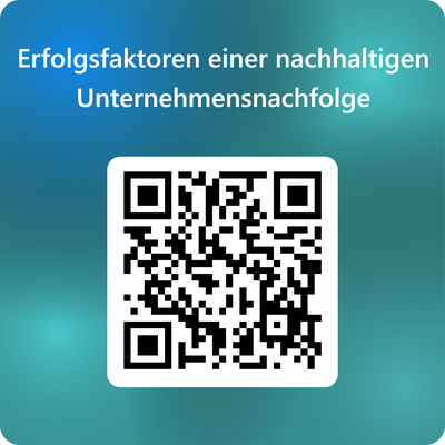 QRCode für Erfolgsfaktoren einer nachhaltigen Unternehmensnachfolge_